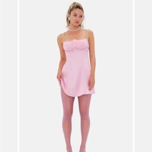 FOR LOVE & LEMONS
ELORA MINI DRESS PINK